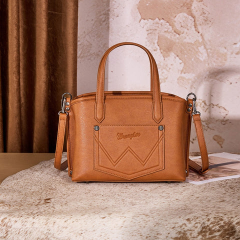Wrangler Scroll Print Satchel Bag