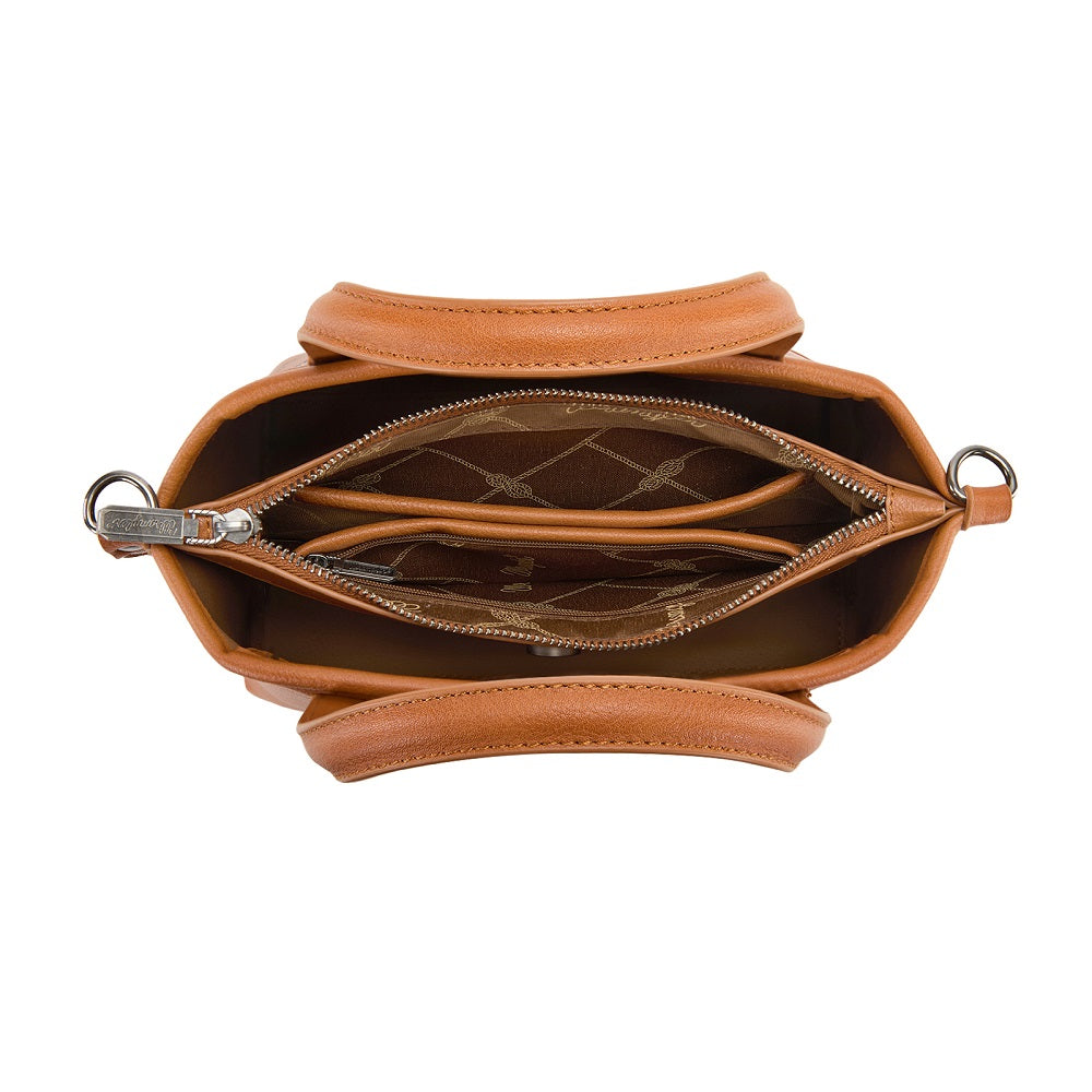 Wrangler Scroll Print Satchel Bag