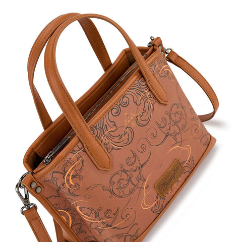 Wrangler Scroll Print Satchel Bag