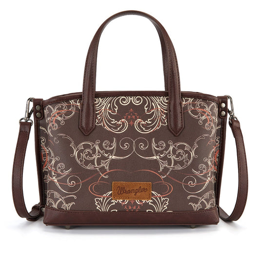 Wrangler Scroll Print Satchel Bag