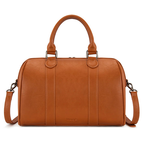 Wrangler Stitch Detail Classic Barrel Satchel/Crossbody