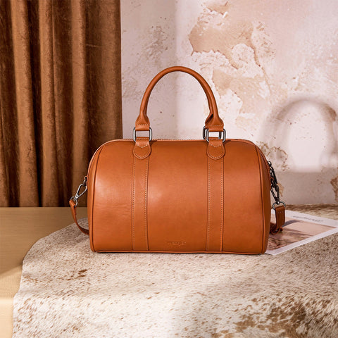Wrangler Stitch Detail Classic Barrel Satchel/Crossbody
