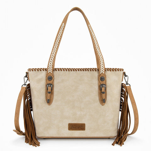 Wrangler Braided Tassel Tote Bag