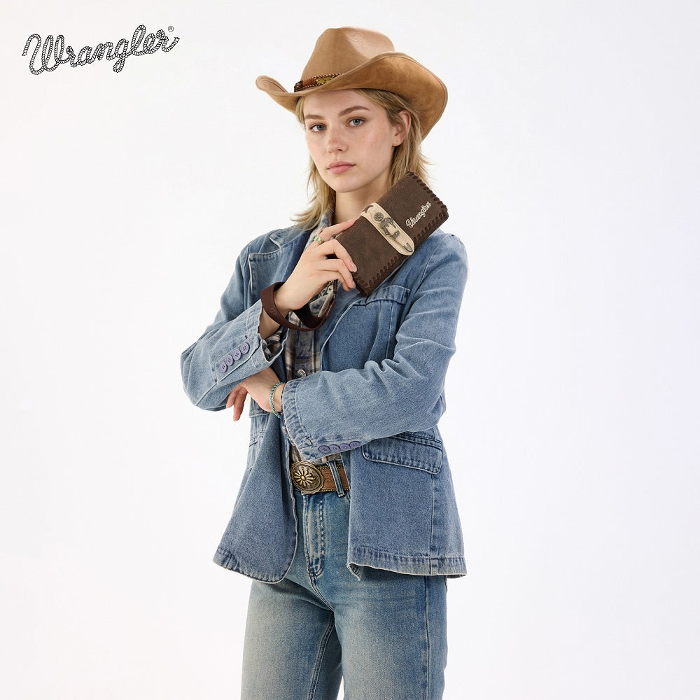 Wrangler Western Buckle RFID Wallet