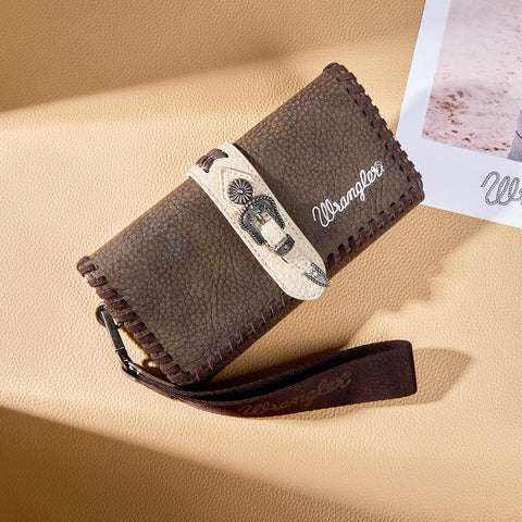 Wrangler Western Buckle RFID Wallet