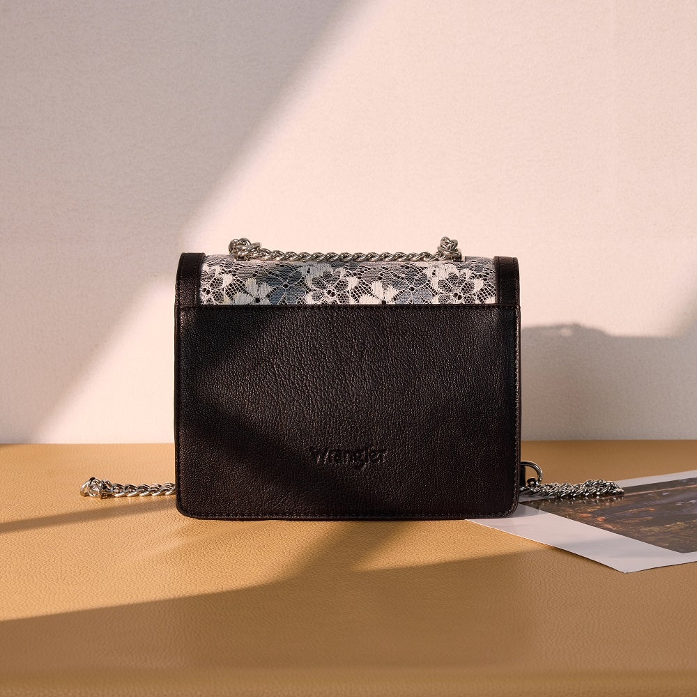 Wrangler Chic Lace Chain Shoulder Bag
