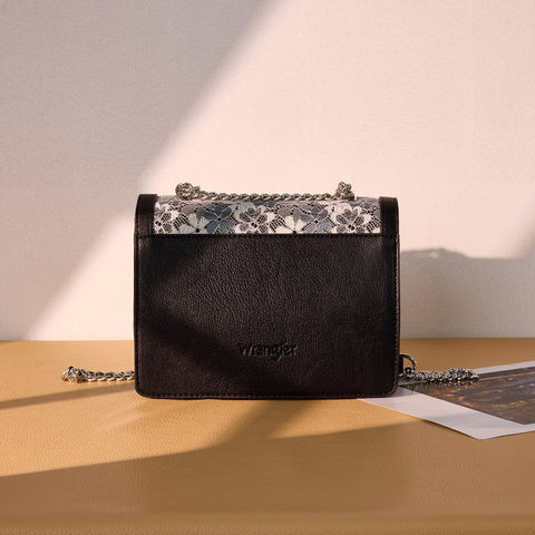 Wrangler Chic Lace Chain Shoulder Bag