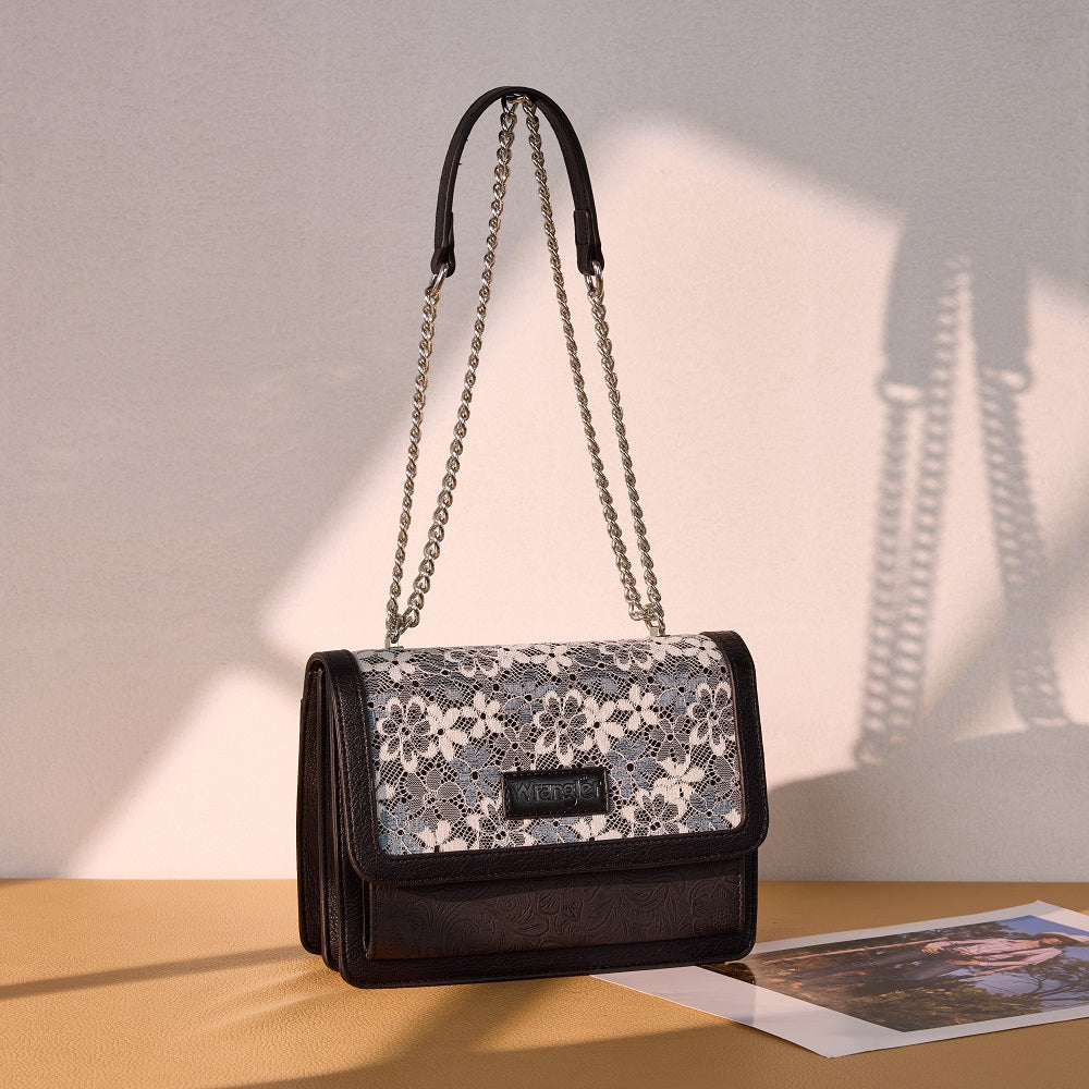 Wrangler Chic Lace Chain Shoulder Bag