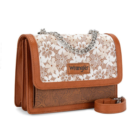 Wrangler Chic Lace Chain Shoulder Bag