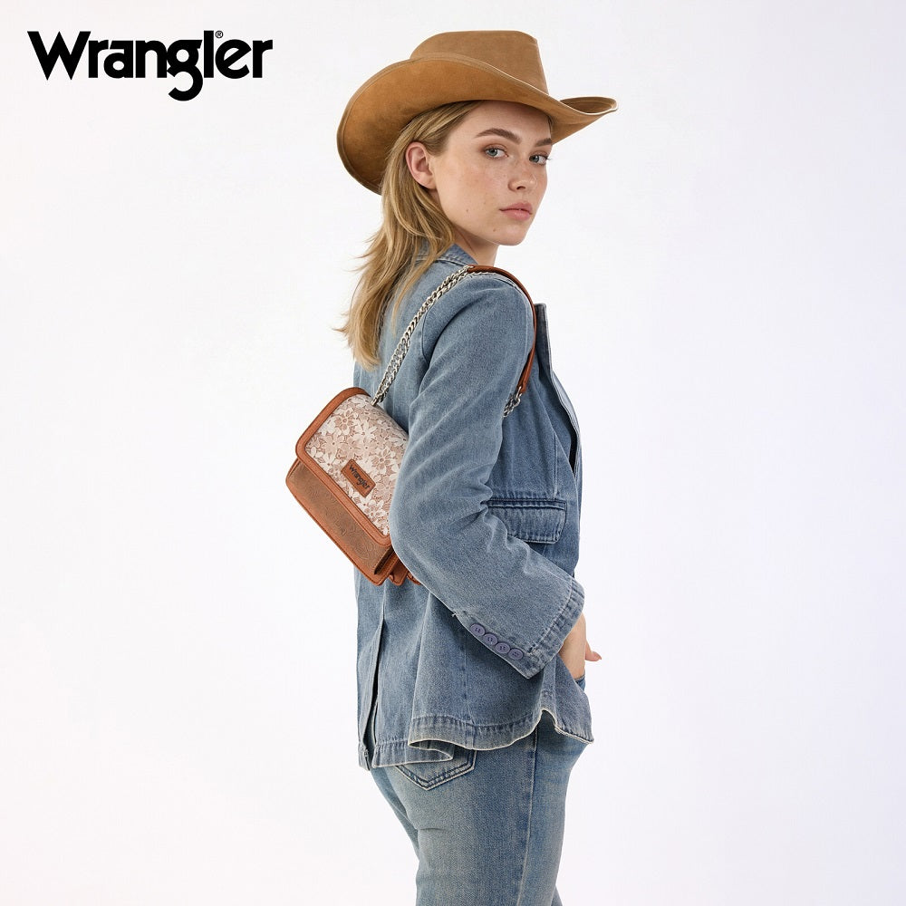 Wrangler Chic Lace Chain Shoulder Bag