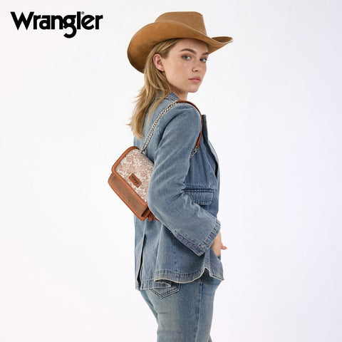 Wrangler Chic Lace Chain Shoulder Bag