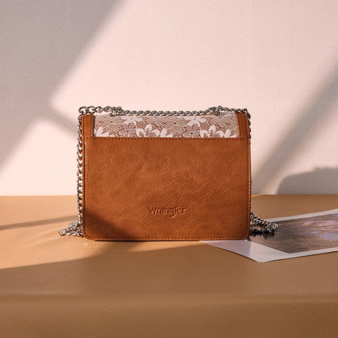 Wrangler Chic Lace Chain Shoulder Bag