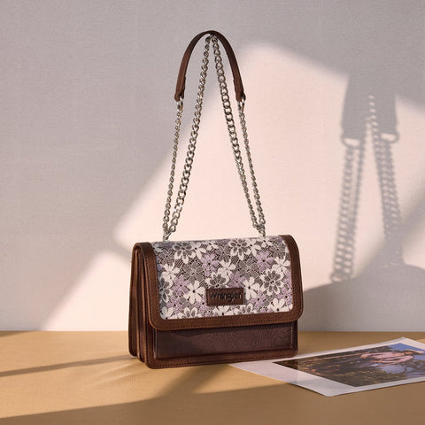 Wrangler Chic Lace Chain Shoulder Bag