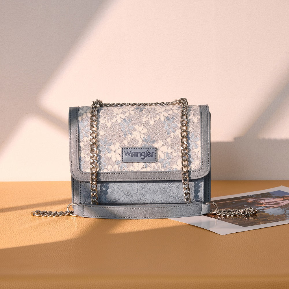 Wrangler Chic Lace Chain Shoulder Bag