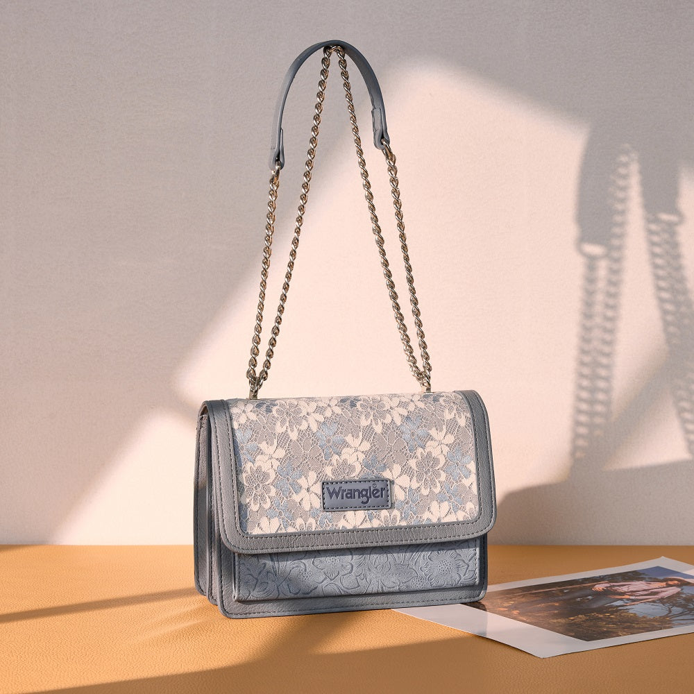 Wrangler Chic Lace Chain Shoulder Bag