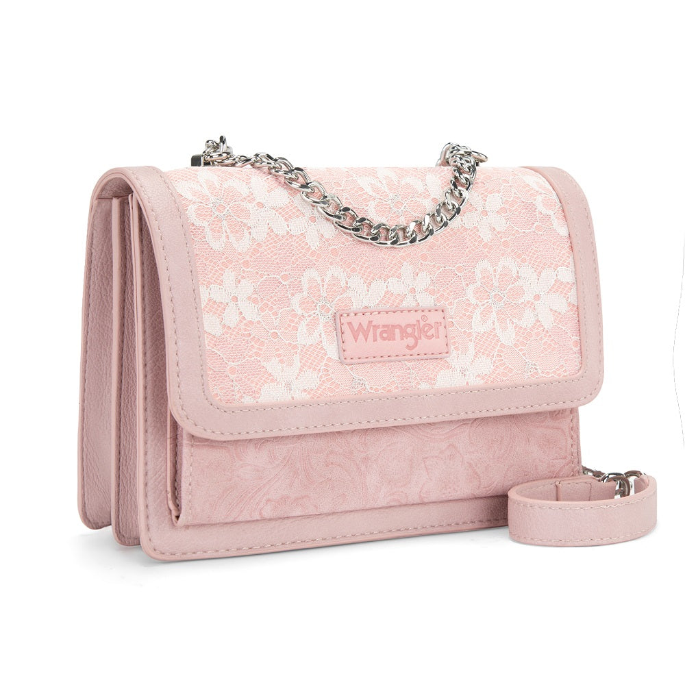 Wrangler Chic Lace Chain Shoulder Bag