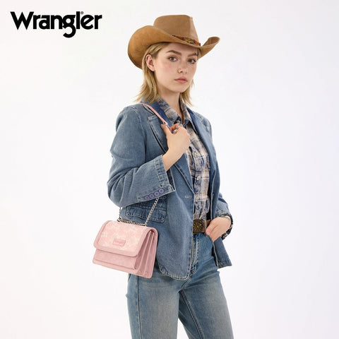 Wrangler Chic Lace Chain Shoulder Bag