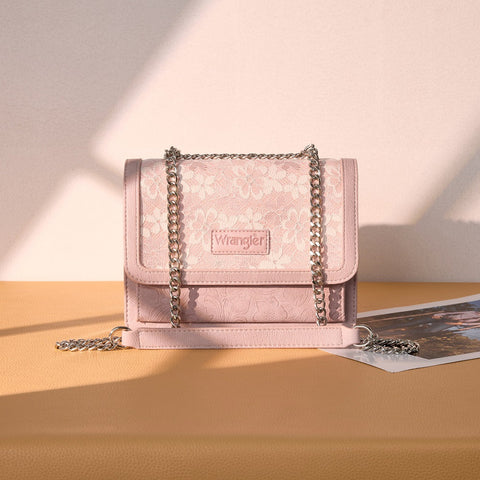 Wrangler Chic Lace Chain Shoulder Bag