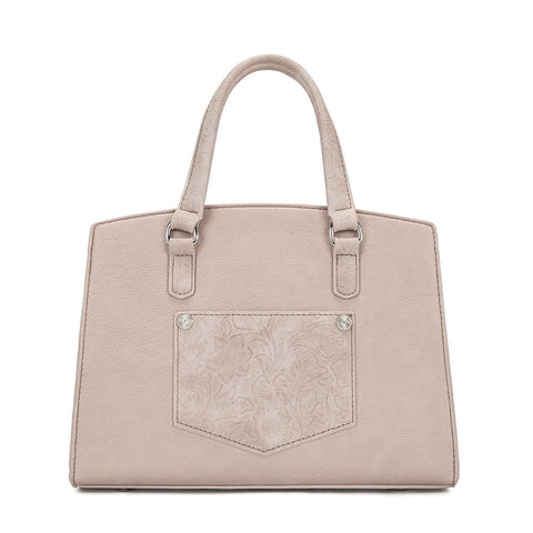 Wrangler Western Chic Lace with Chain Charm Satchel/Crossbody Bag