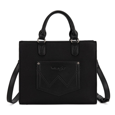 Wrangler Western Contrast Stitch Chevron Tote Bag