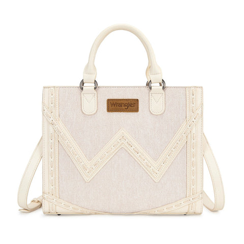 Wrangler Western Contrast Stitch Chevron Tote Bag