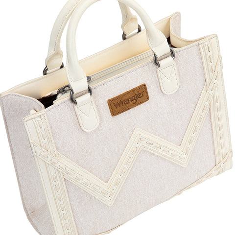 Wrangler Western Contrast Stitch Chevron Tote Bag