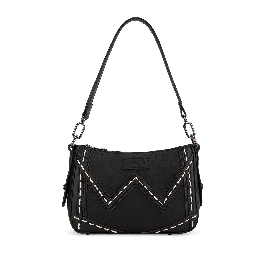 Wrangler Western Chevron Contrast Stitch Satchel Bag