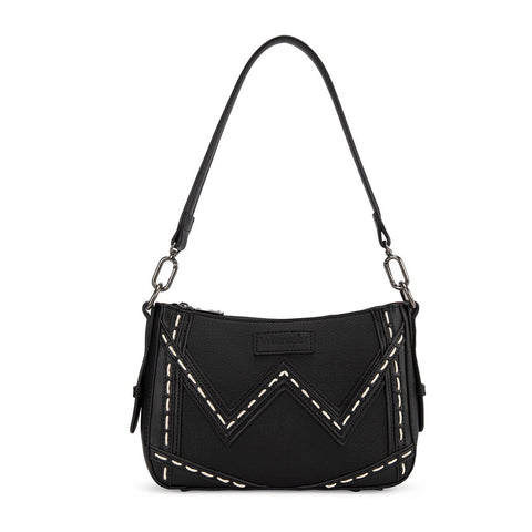 Wrangler Western Chevron Contrast Stitch Satchel Bag