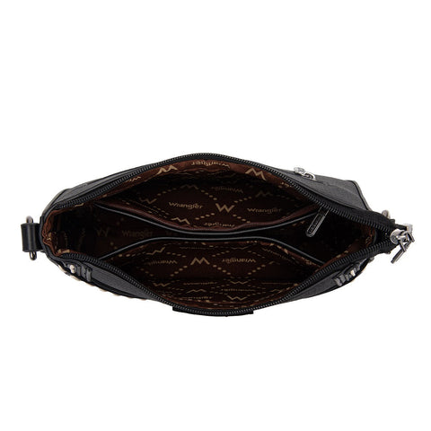 Wrangler Western Chevron Contrast Stitch Satchel Bag