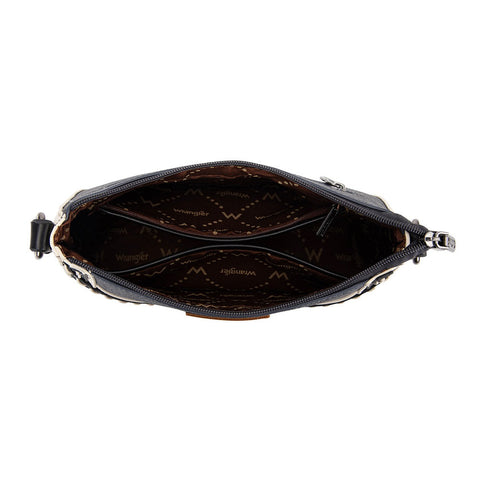 Wrangler Western Chevron Contrast Stitch Satchel Bag
