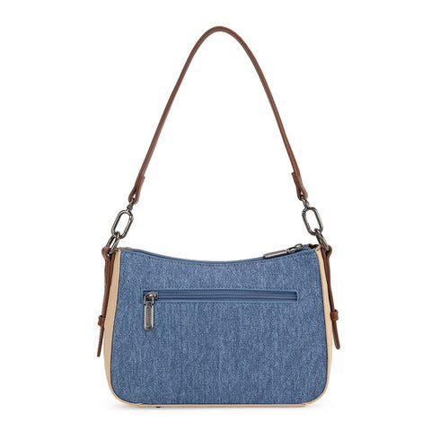 Wrangler Western Chevron Contrast Stitch Satchel Bag