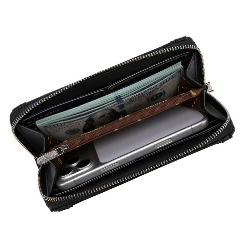Wrangler Western Chevron Contrast Stitch RFID Wallet