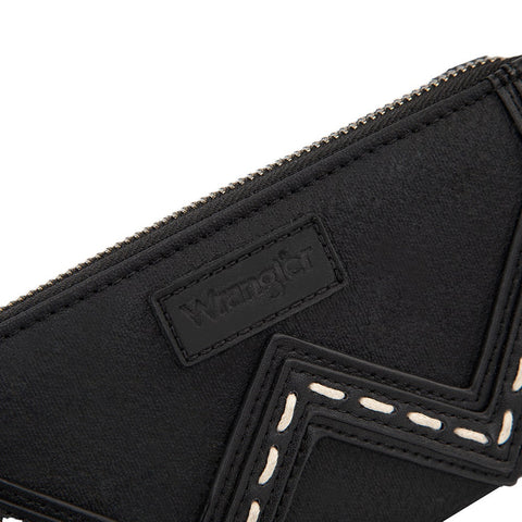 Wrangler Western Chevron Contrast Stitch RFID Wallet