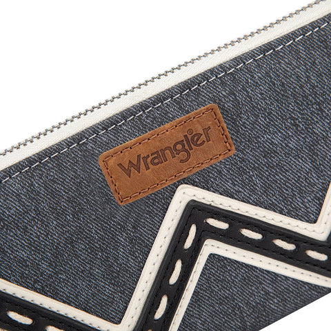 Wrangler Western Chevron Contrast Stitch RFID Wallet