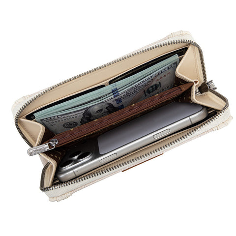Wrangler Western Chevron Contrast Stitch RFID Wallet