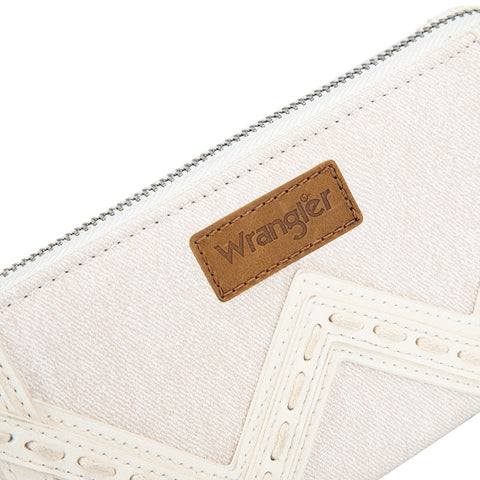 Wrangler Western Chevron Contrast Stitch RFID Wallet