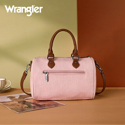 Wrangler Western Rhinestone Denim Boston Bag
