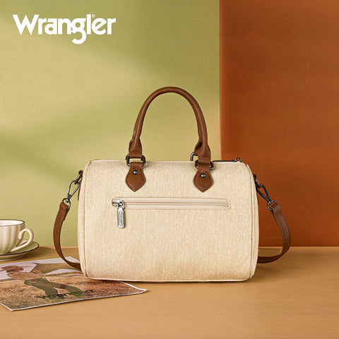 Wrangler Western Rhinestone Denim Boston Bag