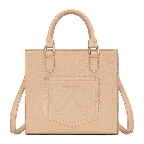 Wrangler Daisy Print Chevron Tote Crossbody Bag
