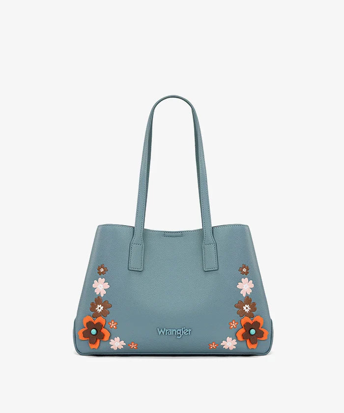 Wrangler 3D Floral Appliqués Tote Bag in JN