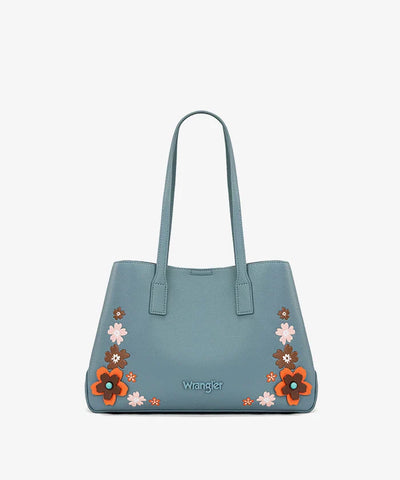 Wrangler 3D Floral Appliqués Tote Bag in JN