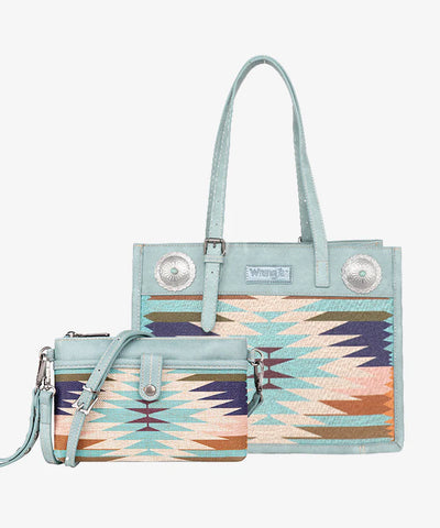 Wrangler Southwestern Art Print Tote Set