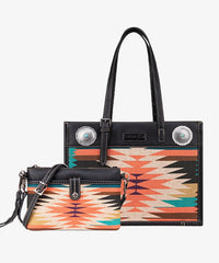 Wrangler Southwestern Art Print Tote Set