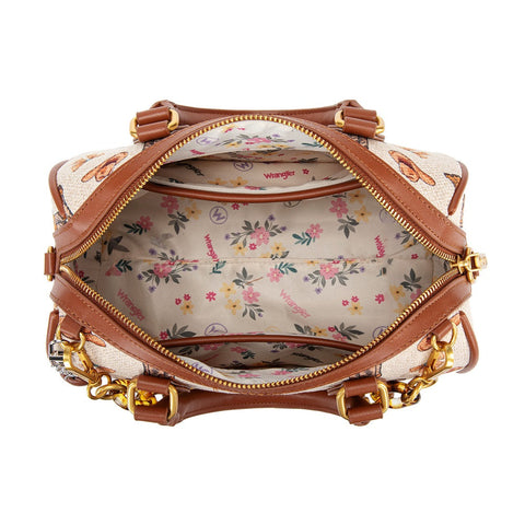 Wrangler Western Print Cowgirl Boston Bag