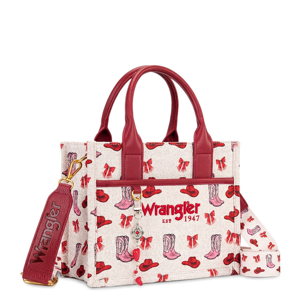 Wrangler Western Print Cowgirl Tote Bag/Crossbody