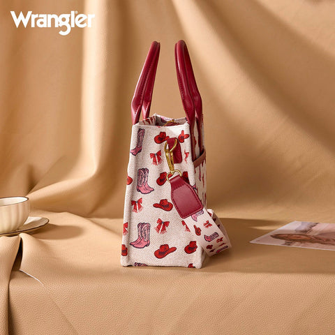 Wrangler Western Print Cowgirl Tote Bag/Crossbody