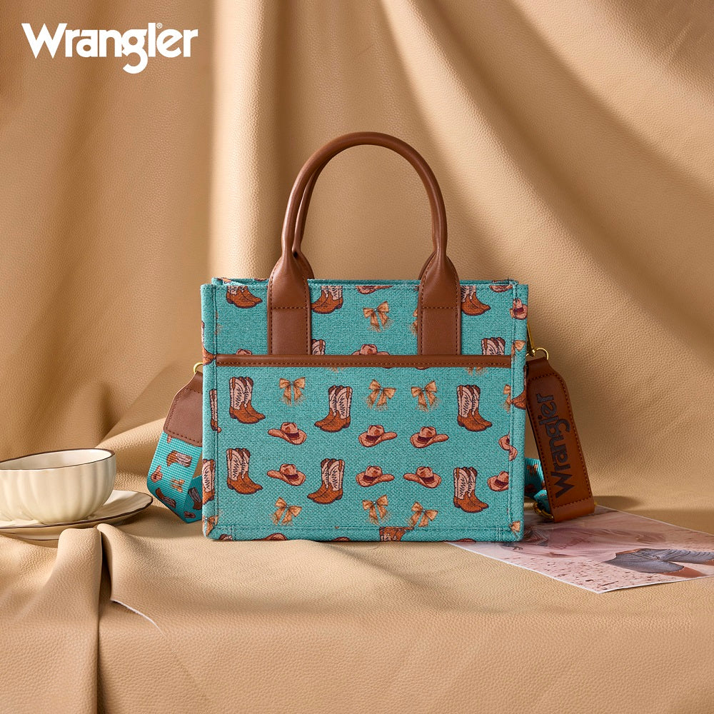 Wrangler Western Print Cowgirl Tote Bag/Crossbody
