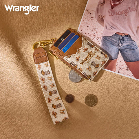 Wrangler Western Print RFID Blocking Wallet