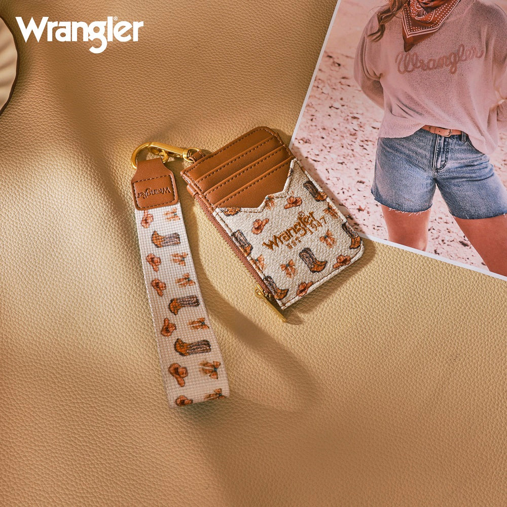 Wrangler Western Print RFID Blocking Wallet