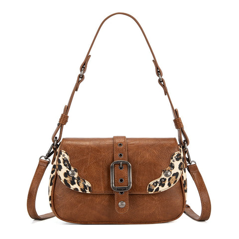 Wrangler Western Buckle Studded Shoulder Crossbody Bag